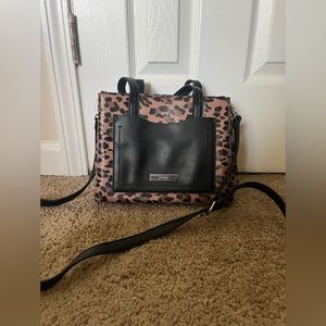 Nine West cheetah shoulder bag